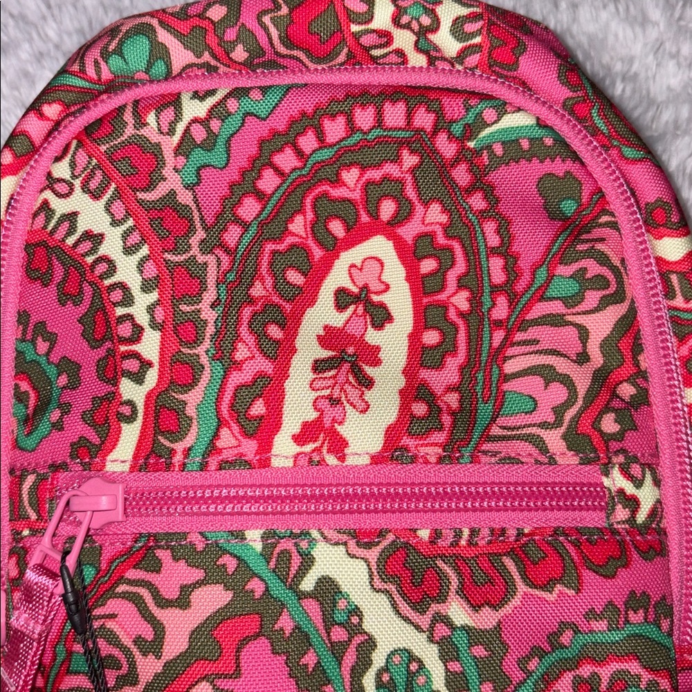 Vera Bradley Essential Sling Backpack Capri Pink - Picture 3 of 5